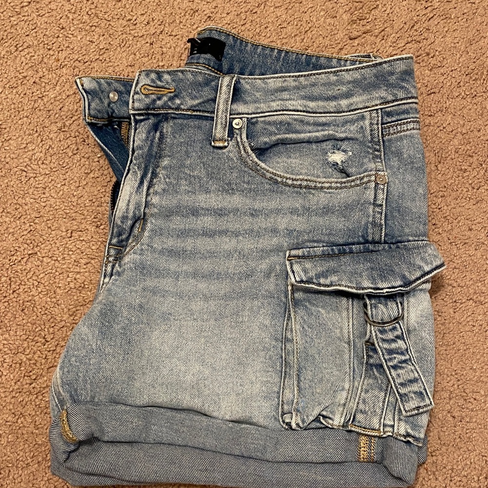 Edgely Blue Denim Shorts